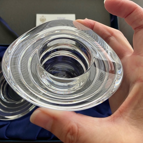 FABREGE Imperial Collection Luxe Oblong Glass Crystal Votives in Display Box - Picture 8 of 13